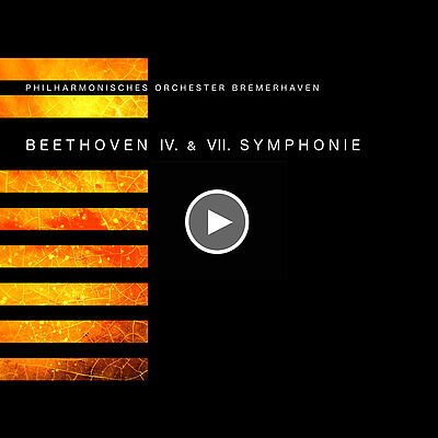 CD-Cover "Beethoven IV. & VII. Symphonie" (Durch Anklicken öffnet sich eine MP3-Datei mit einer Hörprobe der 4. Sinfonie)