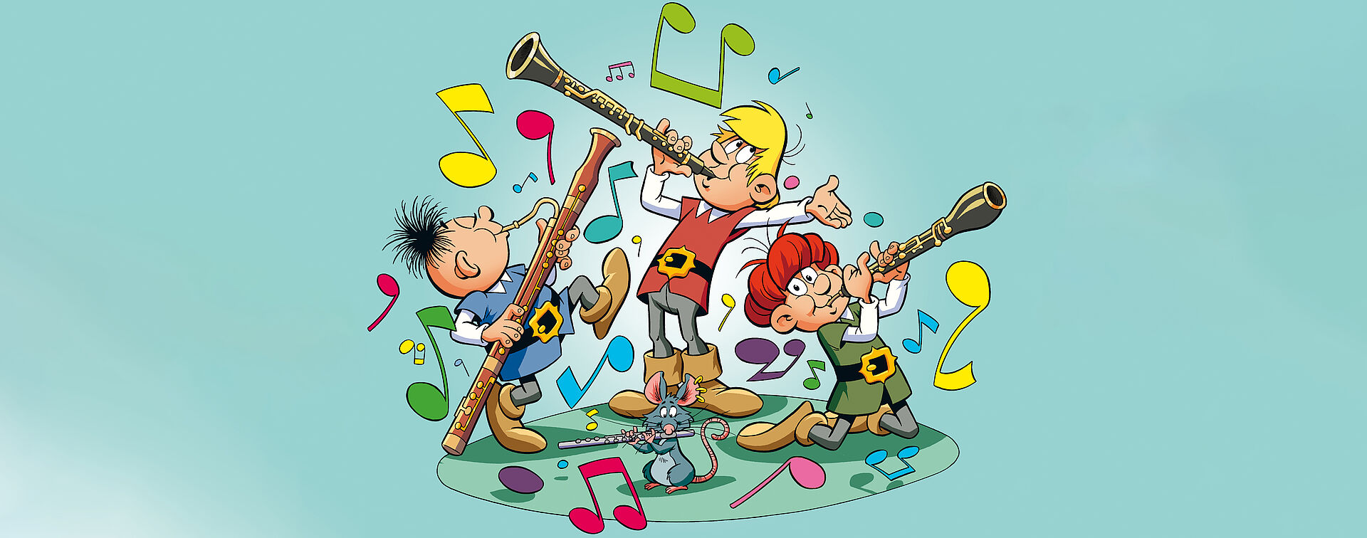 Bild von musizierenden Kindern