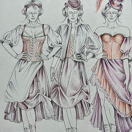 Figurinen: Mrs. Lovett