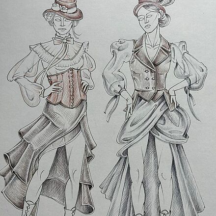 Figurinen: Chor Damen