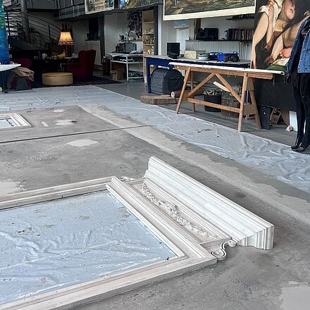 In der Bühnenwerkstatt