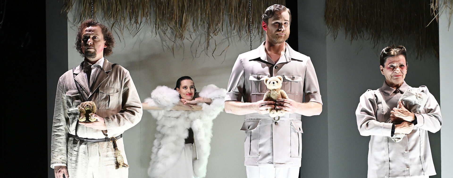Eilert Løvborg, Hedda Gabler, Jørgen und Juliane Tesman