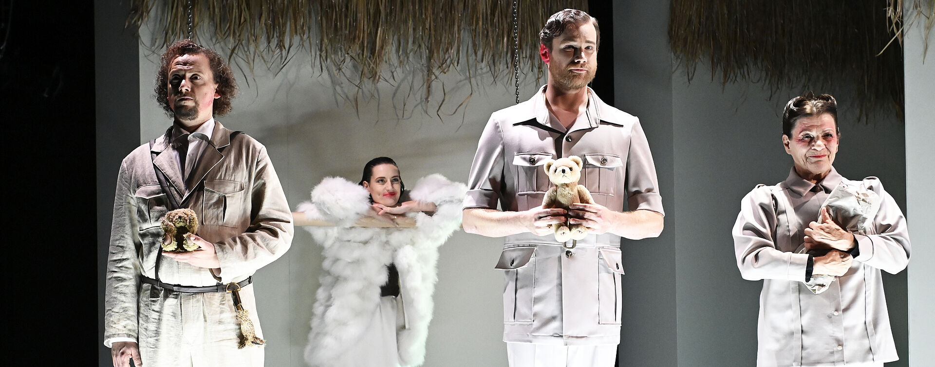 Eilert Løvborg, Hedda Gabler, Jørgen und Juliane Tesman
