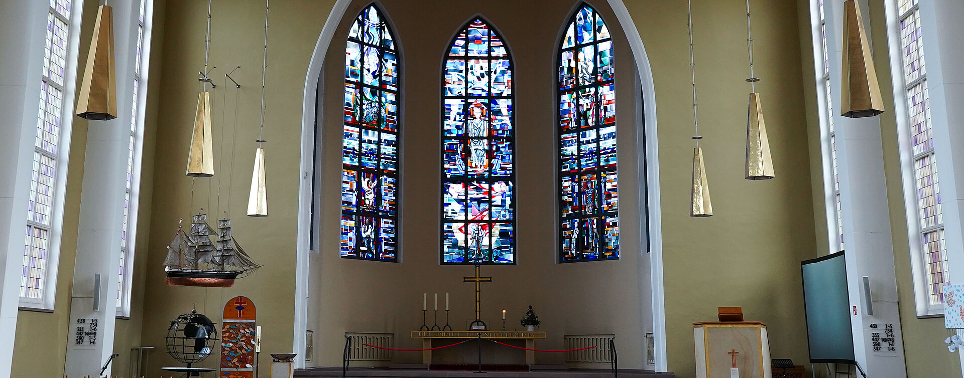 Die Große Kirche von innen.