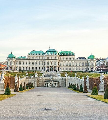 Schloss Belvedere in Wien.
