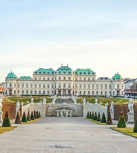 Schloss Belvedere in Wien.