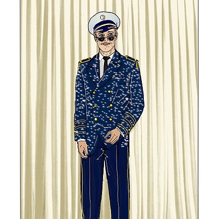 Figurine von Frank Jr. als Pilot.