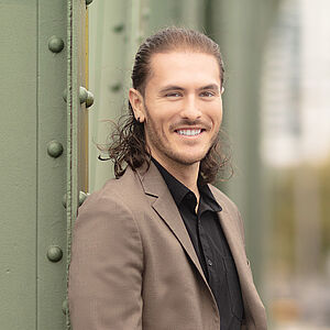 Portraitfoto von Kellan Dunlap.