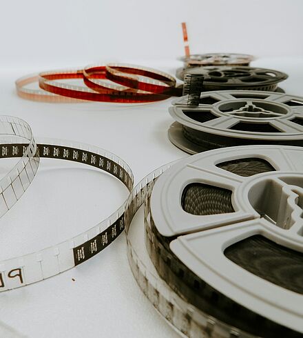 Eine Filmrolle.