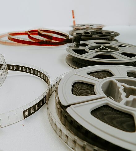 Eine Filmrolle.