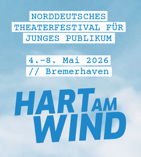 Deckblatt des Flyers für Hart am Wind