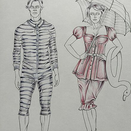 Figurinen: Sweeney todd / Mrs. Lovett