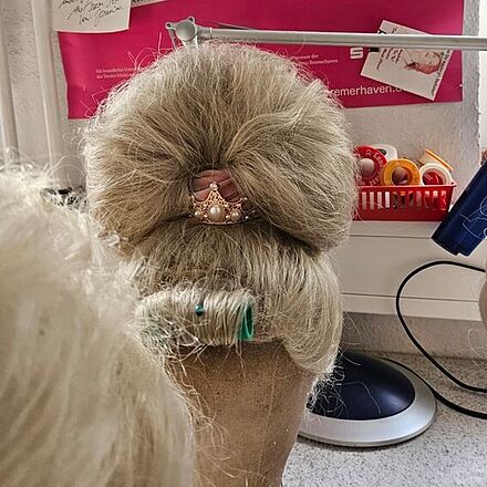 Perücken in der Maske 