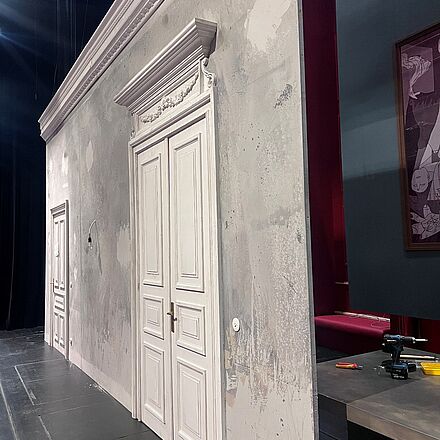 In der Bühnenwerkstatt